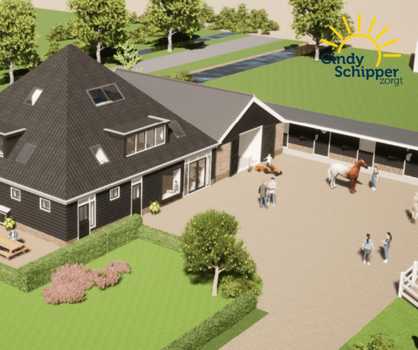 Zorgboerderij Cindy Schipper zorgt Waarland: kinderen bij nieuwe duurzame locatie